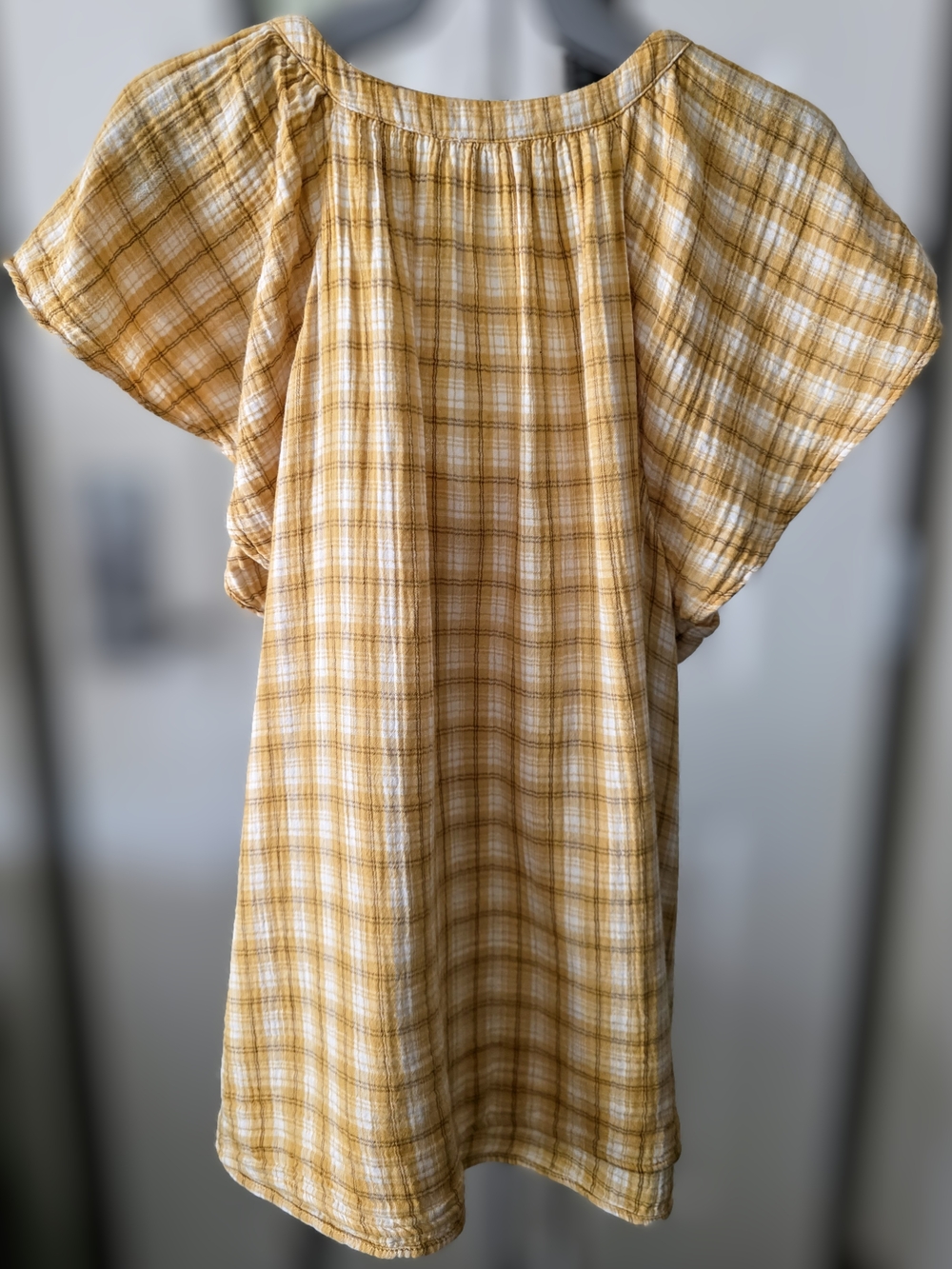 Old Navy Plaid Blouse XXL